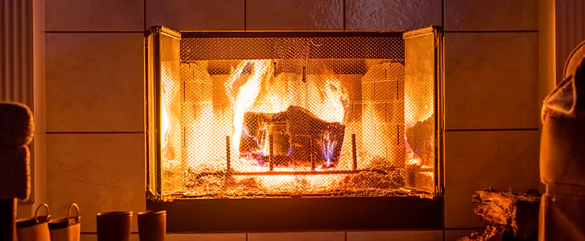 Mendota Hearth Landscape Fireplace Installation in Mishawaka, Indiana