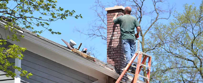 Vinyl and PVC Chimney Flashing Installation in Mishawaka, IN