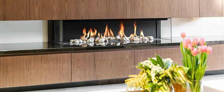 Double-height Fireplace Design Refurbishment in Mishawaka, Indiana